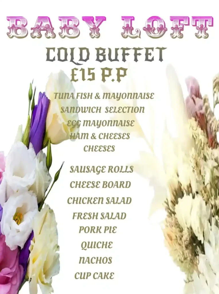 Cold Buffet Menu