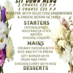 Sit Down Menu