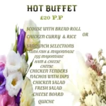 Hot Buffet Menu